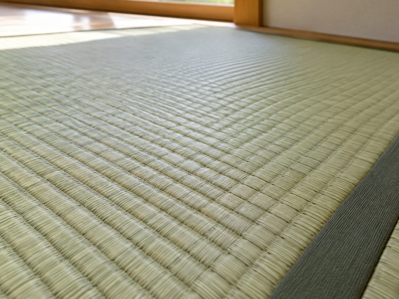 張り替えたばかりの畳表のい草の目（イメージ写真）